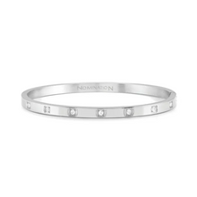 Load image into Gallery viewer, Nomination Pretty Bangles Bracelet with White CZ - Product Code - 029514 001