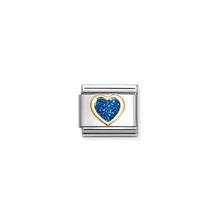 Load image into Gallery viewer, Nomination Composable Classic Link, Heart, Blue Glitter - Product Code - 030220 07