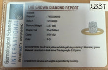 Load image into Gallery viewer, 2.57ct Oval Lab Diamond Ring - Product Code - LB37