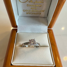 Load image into Gallery viewer, 18ct White Gold Four Claw Twist Lab Diamond Ring - Product Code - LB12