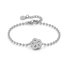 Load image into Gallery viewer, Nomination Soffio D’Amore bracelet, Flower with CZ in Stainless Steel