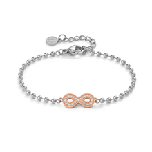 Load image into Gallery viewer, Nomination Soffio D’Amore bracelet, Infinity with CZ in Stainless Steel