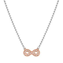 Load image into Gallery viewer, Nomination Soffio D’Amore necklace, Infinity with CZ in Stainless Steel