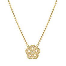 Load image into Gallery viewer, Nomination Soffio D’Amore necklace, Flower with CZ in Stainless Steel