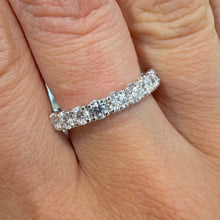 Load image into Gallery viewer, One Carat Lab Diamond Claw Set Band - Product Code - LB45