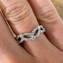 Load image into Gallery viewer, 18ct White Gold Designer Band Ring - Product Code - B471