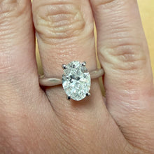 Load image into Gallery viewer, Two Carat Oval Lab Diamond Ring - Product Code - C42884