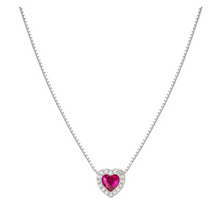 Load image into Gallery viewer, Nomination, All My Love Heart Necklace with Red and White CZ - Product Code - 240302 006