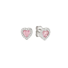 Load image into Gallery viewer, Nomination, All My Love Earrings, Heart with Pink CZ - Product Code - 240304 002