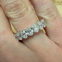 Load image into Gallery viewer, Oval Lab Diamond Band - Product Code - LB48