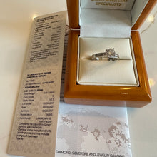 Load image into Gallery viewer, 18ct White Gold Four Claw Twist Lab Diamond Ring - Product Code - LB12