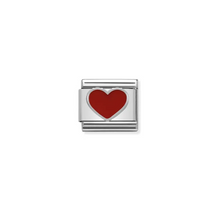Load image into Gallery viewer, Nomination Composable Classic Link, Red Heart in Silver & Enamel - Product Code - 330202 17