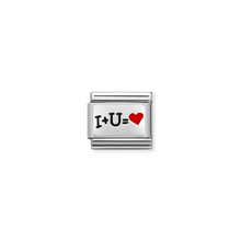 Load image into Gallery viewer, Nomination Composable Classic Link, I + U = Love - Product Code - 330208 51