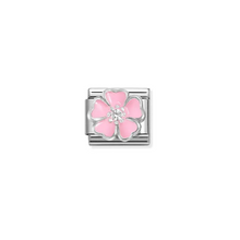 Load image into Gallery viewer, Nomination Composable Classic Link, Silver, Big Pink Flower - Product Code - 330321 14
