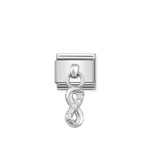 Load image into Gallery viewer, Nomination Composable Classic Link, Silver Infinity Pendant - Product Code - 331800 10