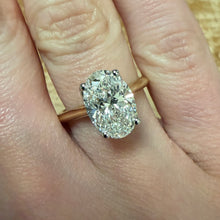 Load image into Gallery viewer, 2.57ct Oval Lab Diamond Ring - Product Code - LB37