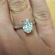 Load image into Gallery viewer, Two Carat Oval Lab Diamond Ring - Product Code - C42884
