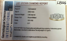Load image into Gallery viewer, Lab Diamond Trilogy Ring - Product Code - LB44