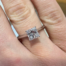 Load image into Gallery viewer, Princess Cut Lab diamond Ring - Product Code - LB7
