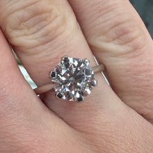 Load image into Gallery viewer, Platinum 3ct Lab Diamond Ring - Product Code - LB26