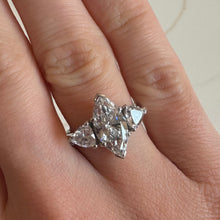Load image into Gallery viewer, Two Carat Platinum Lab Diamond Marquise Ring - Product Code - LB23