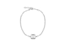 Load image into Gallery viewer, Sterling Silver Initial Open Link Bracelet | A - Z Available here | CLICK HERE FOR ALL LETTERS