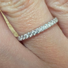 Load image into Gallery viewer, White Gold Diamond Band - Product Code - G896
