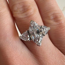 Load image into Gallery viewer, Two Carat Platinum Lab Diamond Marquise Ring - Product Code - LB23