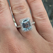 Load image into Gallery viewer, 2.70ct Blue Topaz & Diamond Ring - Product Code - RX1