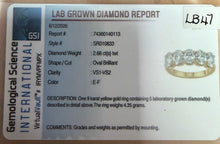 Load image into Gallery viewer, Lab Diamond Oval Band Ring - Product Code - LB47