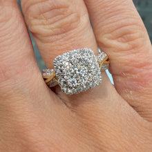 Load image into Gallery viewer, Designer Cushion Shaped One Carat Diamond Ring - Product Code - G918