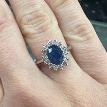 Load image into Gallery viewer, Sapphire & Diamond Ring - Product Code - R171