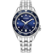 Load image into Gallery viewer, Citizen Eco-Drive, Ladies Diamond Watch - Product Code -FE6160-57L