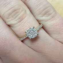 Load image into Gallery viewer, Diamond Cluster Ring - Product Code - G844