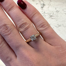 Load image into Gallery viewer, Yellow Gold Diamond Solitaire Ring - Product Code - G833