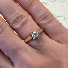 Load image into Gallery viewer, Yellow Gold Diamond Solitaire Ring - Product Code - G833