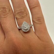 Load image into Gallery viewer, Pear Diamond Ring - Product Code - G862