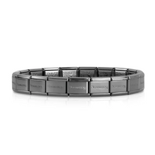 Load image into Gallery viewer, Nomination Classic Starter Bracelet - Gunmetal Black Standard Ladies 18 Links & Standard Gents 21 Links
