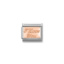 Load image into Gallery viewer, Nomination Composable Classic Family Collection in Steel and Rose Gold | More Family Charms Available | CLICK HERE FOR MORE CHARMS