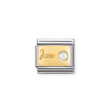 Load image into Gallery viewer, Nomination 18k Yellow Gold Birth Stone Jan - Dec Charms | CLICK HERE FOR ALL BIRTHSTONES