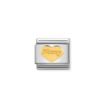 Load image into Gallery viewer, Nomination Composable Classic Family Collection in Steel and Yellow Gold | More Family Charms Available | CLICK HERE FOR MORE CHARMS