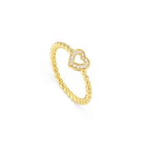 Load image into Gallery viewer, Nomination Lovecloud Ring, Heart with CZ - Product Code - 240500 008 008