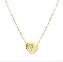 Load image into Gallery viewer, Nomination Petit Sparkle Heart Yellow Stone Set Necklace