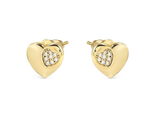 Load image into Gallery viewer, Nomination Yellow Stone Set Heart Studs