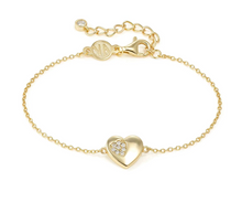 Load image into Gallery viewer, Nomination Yellow Stone Set Heart Bracelet