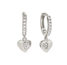 Load image into Gallery viewer, Nomination Petit Sparkle Sterling Silver Hoops