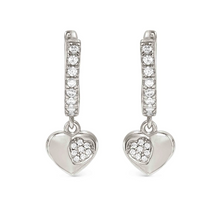 Load image into Gallery viewer, Nomination Petit Sparkle Sterling Silver Hoops