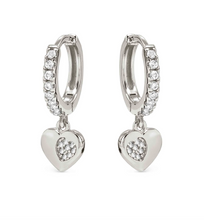 Load image into Gallery viewer, Nomination Petit Sparkle Sterling Silver Hoops