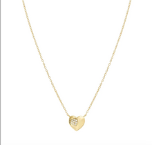 Load image into Gallery viewer, Nomination Petit Sparkle Heart Yellow Stone Set Necklace