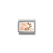 Load image into Gallery viewer, Nomination Composable Classic Family Collection in Steel and Rose Gold | More Family Charms Available | CLICK HERE FOR MORE CHARMS